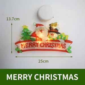 Xmas LED Window Light with Suction Cup Small Size