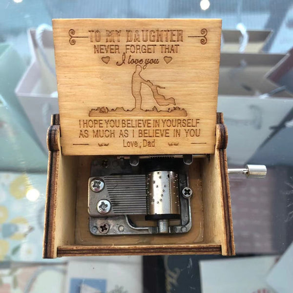 Hand Crank Music Box - To Daughter/Son - You Are My Sunshine