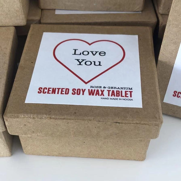 Scented Wax Tablet - Heart Shape Love