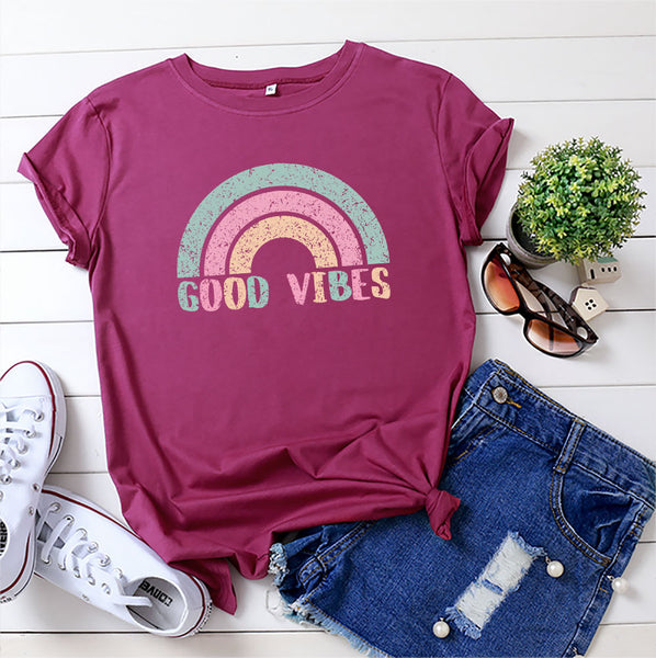 Good Vibes Cotton T-shirt