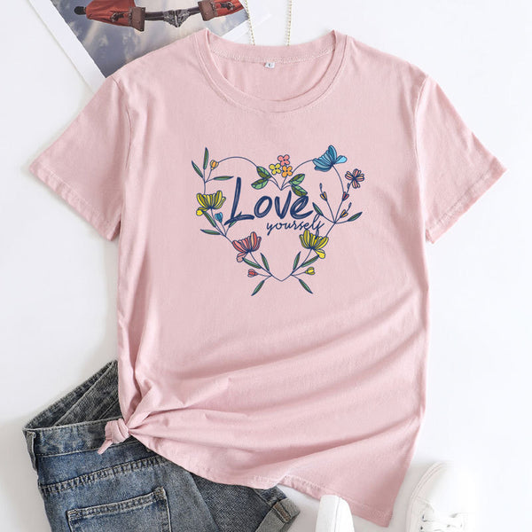 Love Yourself Cotton T-shirt