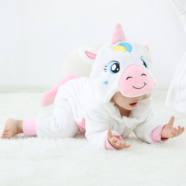 Animal Onesie Costume for Kids（bunny/unicorn/tiger/lion/penguin/cow/panther）