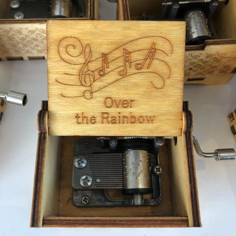 Over the Rainbow- Hand crank music box