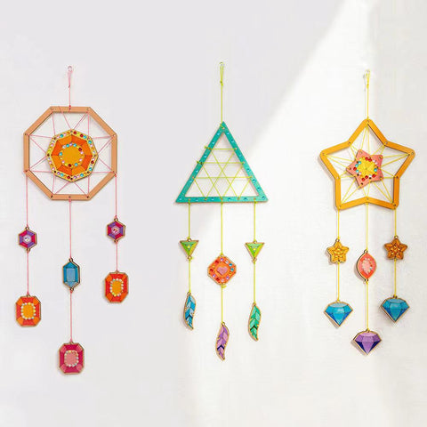 Kid’s DIY Artwork - Wooden Hanging Ornament (colour in and sew)