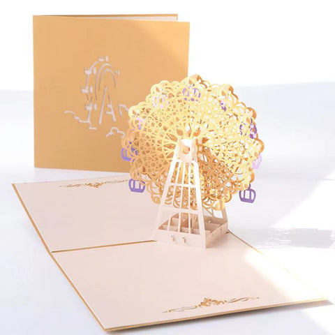 3D Greeting Card - Ferris Wheel