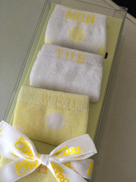 Gift Box for Baby - 7 Days Socks Set