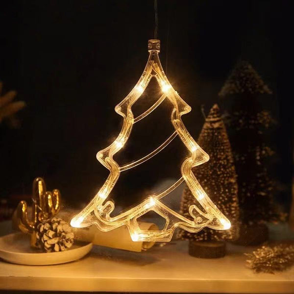 Xmas LED Light Window Pendant with suction cup
