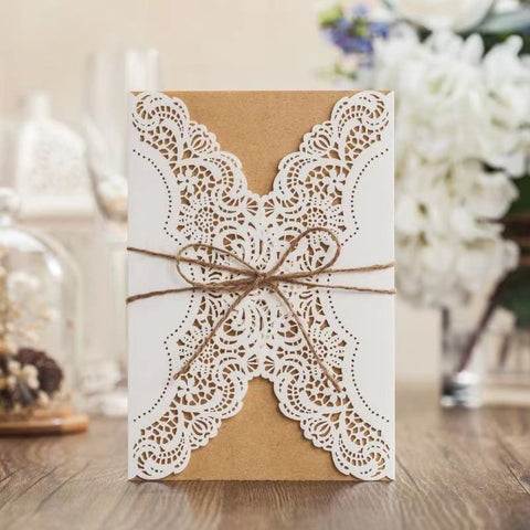 Bow Front Rectangle Greeting Card