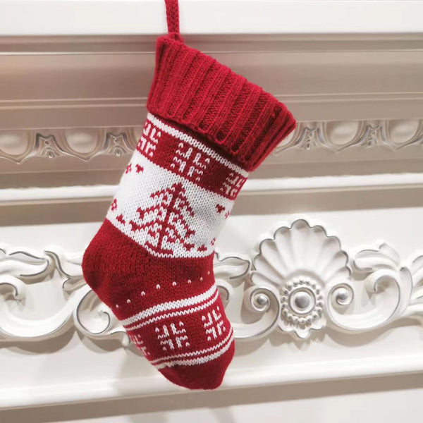 Knitted Small Christmas Stocking