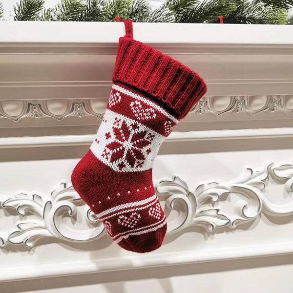 Knitted Small Christmas Stocking