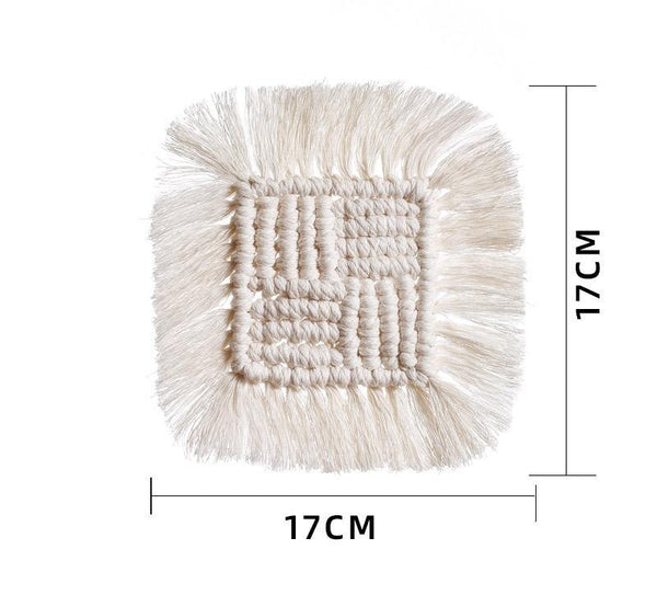 Cotton Macrame Coaster/Mat