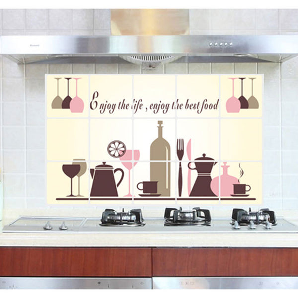 Oilproof Kitchen Wall/tile Protective Sticker