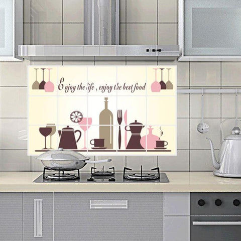 Oilproof Kitchen Wall/tile Protective Sticker