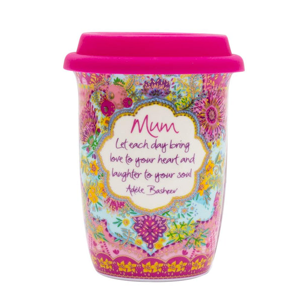 Mum Blooms Travel Cup