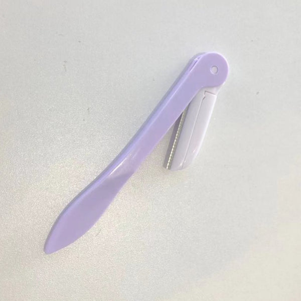 Foldable Eyebrow Shaping Razor Hair Removal Blade with Handle