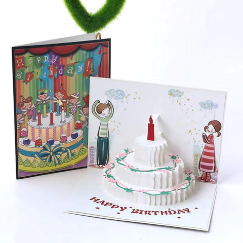 3D Greeting Card - Birthday Card/Birthday Party