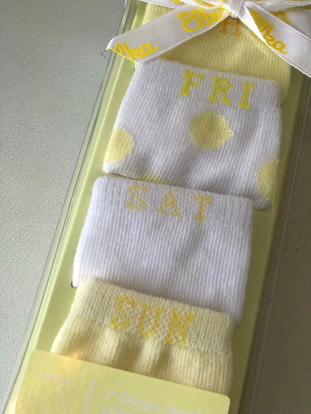 Gift Box for Baby - 7 Days Socks Set