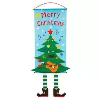 Christmas Flag (with Legs)