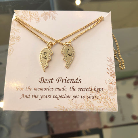Best Friend Necklaces Gift Set
