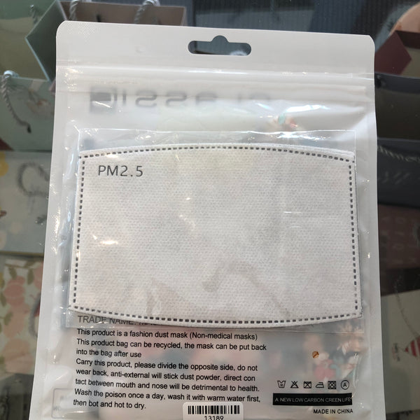 Face Mask with Filter Insert(Adult Size)