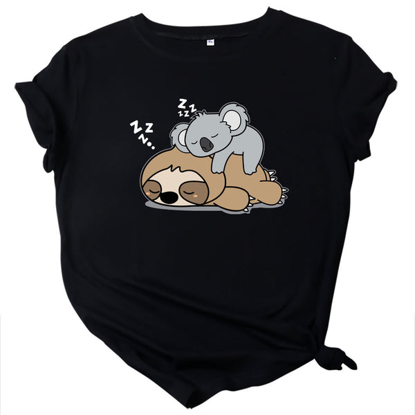 Koala & Sloth Cotton T-shirt