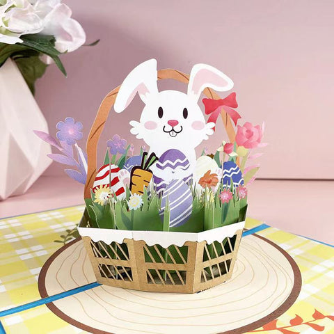 3D Greeting Card - Easter Bunny