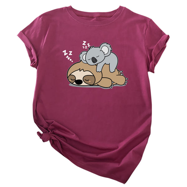 Koala & Sloth Cotton T-shirt