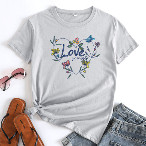 Love Yourself Cotton T-shirt