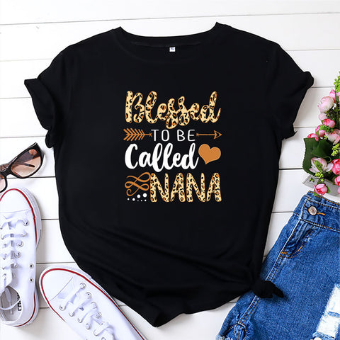 Blessed to be Called NANA Cotton T-shirt